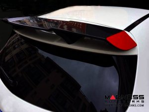 Mercedes Benz A Class W176 Rear Roof Spoiler - Carbon Fiber Mercedes Benz A Class W176 Rear Roof Spoiler - Carbon Fiber